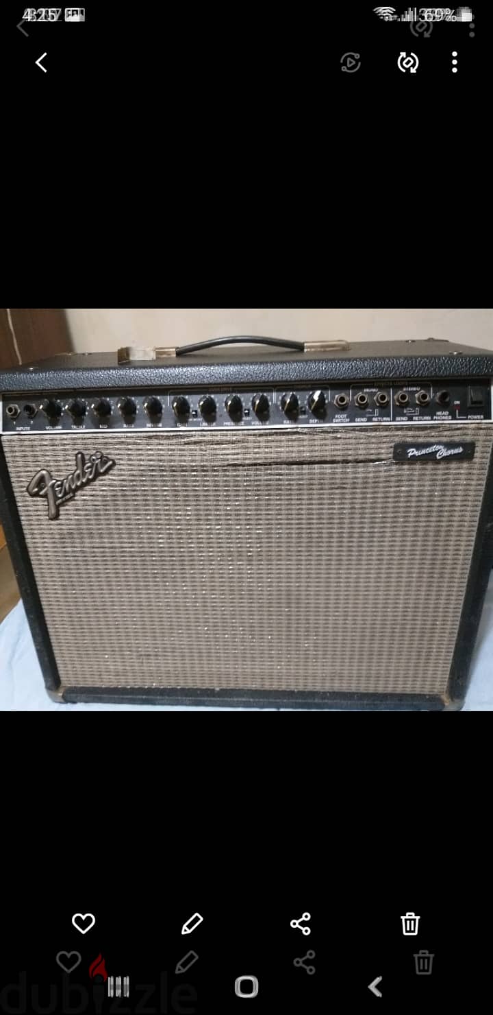 Fender princeton chorus amp امب فندر 0