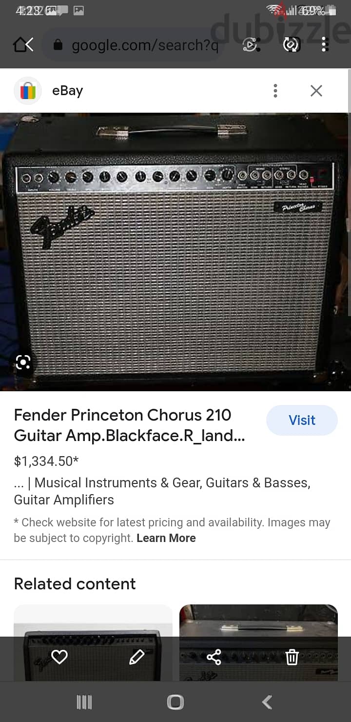 Fender princeton chorus amp امب فندر 4