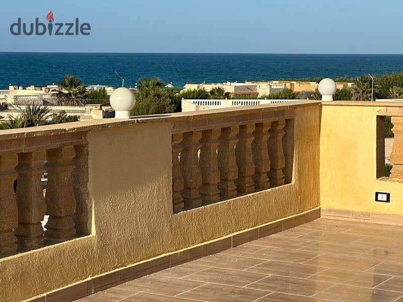 Chalet for sale in the North Coast, duplex, panoramic sea view, third row, 4 rooms, in installments, in Rawda Village, K71 0