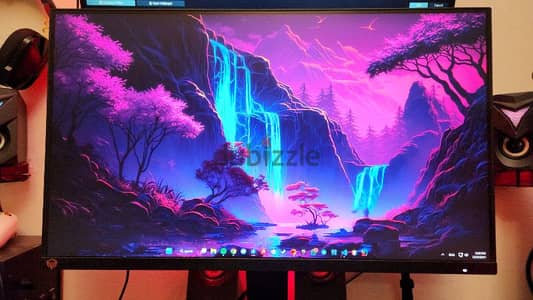 xiaomi monitor 27inch 75hz ips  حالتها زيرو مفيش خربوش فيها