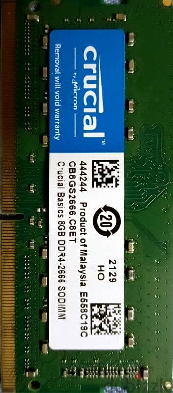 Ram Ddr4 8 gb path 2666