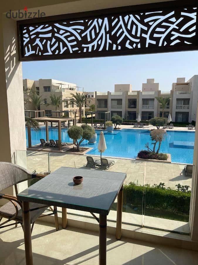 Fully Furnished Sea view 2Br Beach And Pool Chalet in Mangroovy gouna - ready to move 0