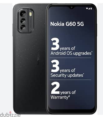 Nokia G60 5G نسخة الامارات 6+128 وشريحة الكترونية لمنع سرقة الهاتف NFC