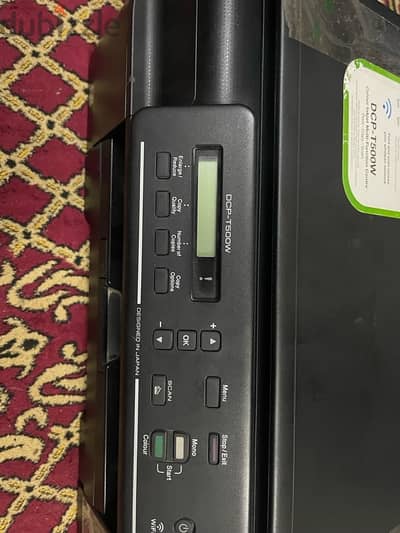 طابعة برازر تي ٥٠٠ brother t500 لم تستخدم حبر مستمر