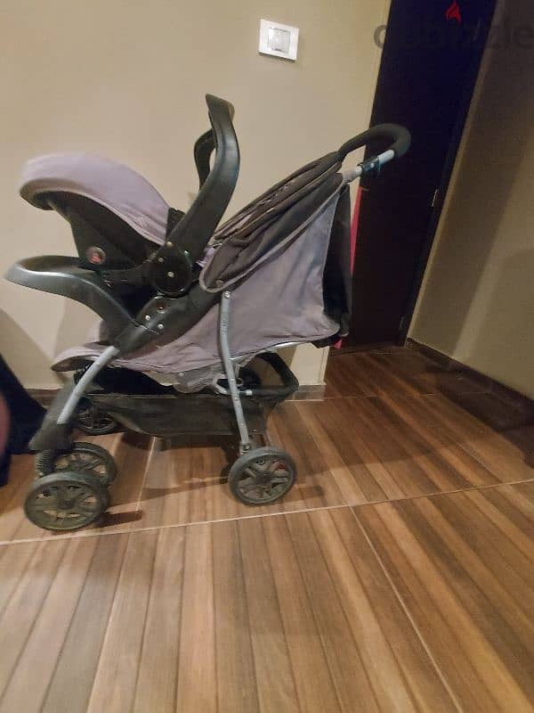 mother care stroller with car sit 2