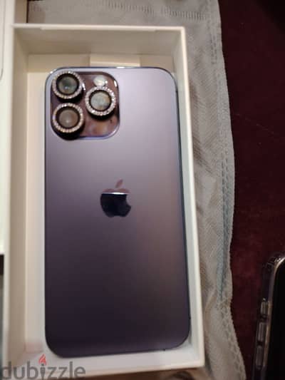 iphone 14 promax 256 /purple/90%