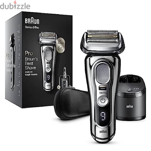 Braun series 9 pro 9467cc wet & dry shaver with 5-in-1 smartcare used 1