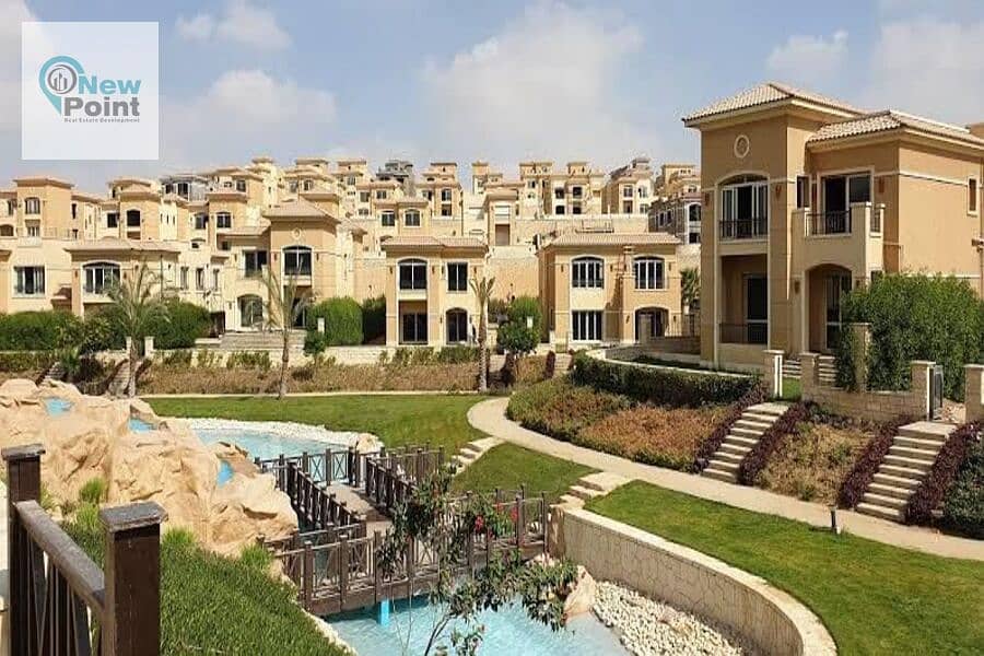 إمتلك في اميز لوكيشن دايركت على الدائري مباشرة فيلا من ستون بارك  Stone Park New Cairo 0