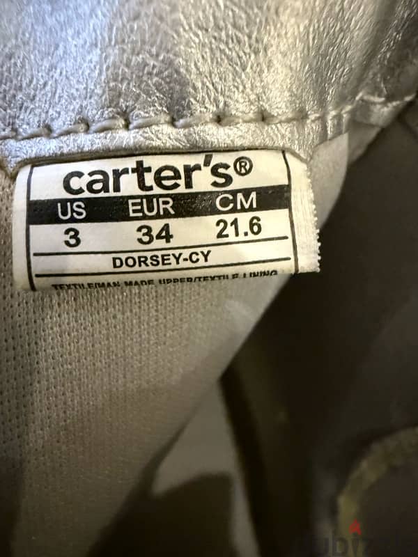 Carter’s boots for girls مقاس ٣٤ 1