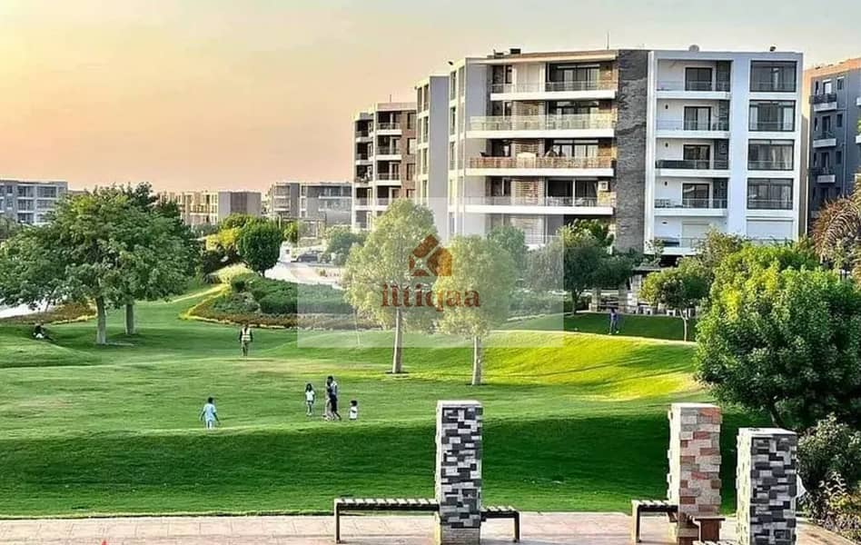 Ground studio+garden 42m compound Origami in taj city for sale with cash instalment at Mostakbal city 0