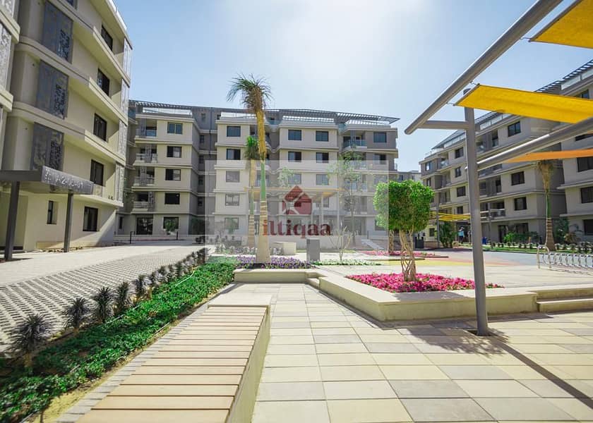 An apartment for sale with installments and without down payment 130m fully finished 2bedrooms prime location in Badya by Balm Hills 0