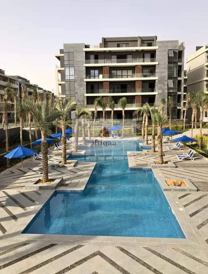 A stunning unit 3BD open view with 5% DP installments over Origami golf new Cairo Taj city 0