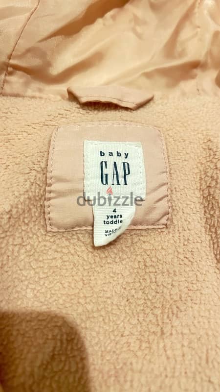 GAP winter jacket 4/5 years 1