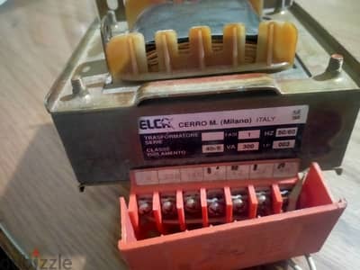 elca transformer 300va.  Italy  محول ايطالى