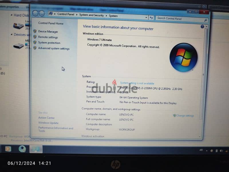 لاب توب hp 2