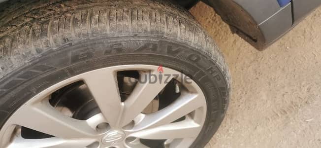 ٣ كاوتش MG ZS 2021 مستعمل مقاس 215/50R17