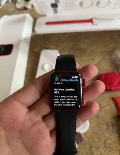 Apple watch series 6 - battery 97