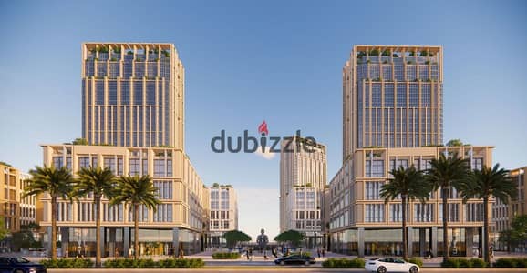 شقة متشطبة بالتكيفات للبيع بخدمات فندقية في الشيخ زايد بجوار مول اركان - 205 arkan palm el sheikh zayed