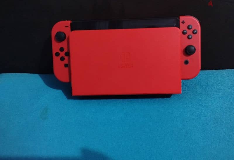 Nintendo switch Oled Model : Mario Red نينتيندو سويتش اوليد ماريو ريد 0