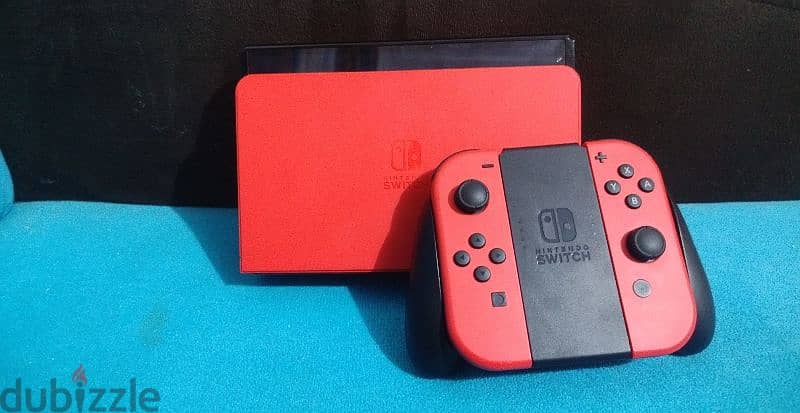 Nintendo switch Oled Model : Mario Red نينتيندو سويتش اوليد ماريو ريد 1