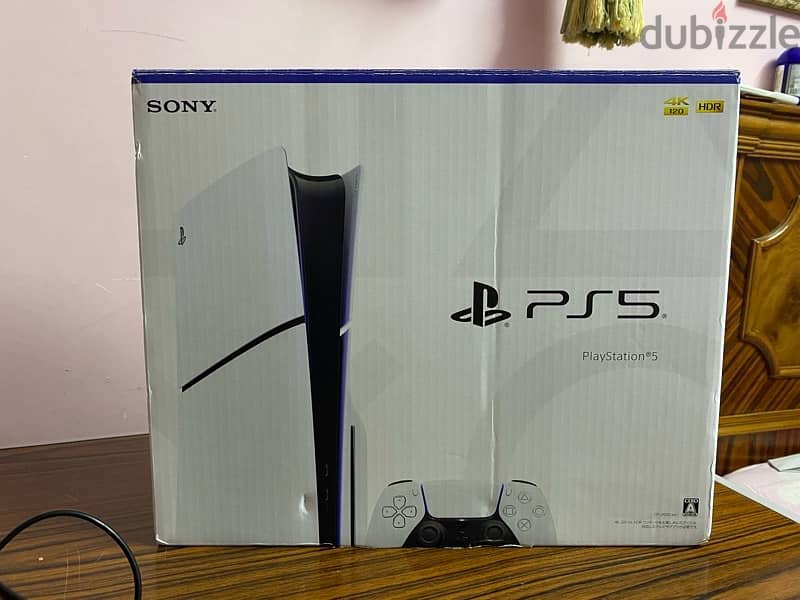 جهاز ps5 slim للبيع تاريخ الشراء 28/9 3