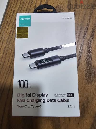 Joyroom cable 100 watt with digital display