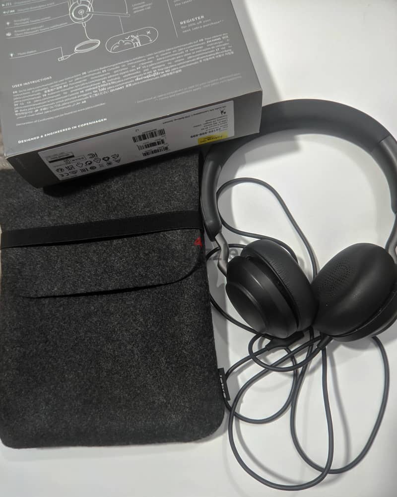 سماعة جابرا إيفولف 2 40 SE سلكية USB A  Jabra Evolve2 40 SE 0