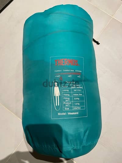 Thermos hiking/camping sleeping bag منامة سليبينج باج تخييم كامبينج