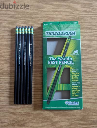 أقلام رصاص ticonderoga