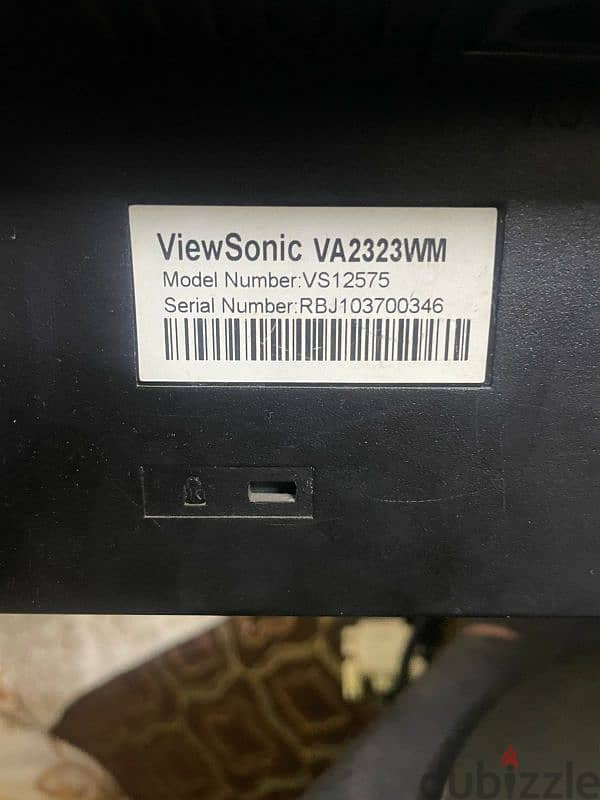 للبيع شاشه view sonic 24 2