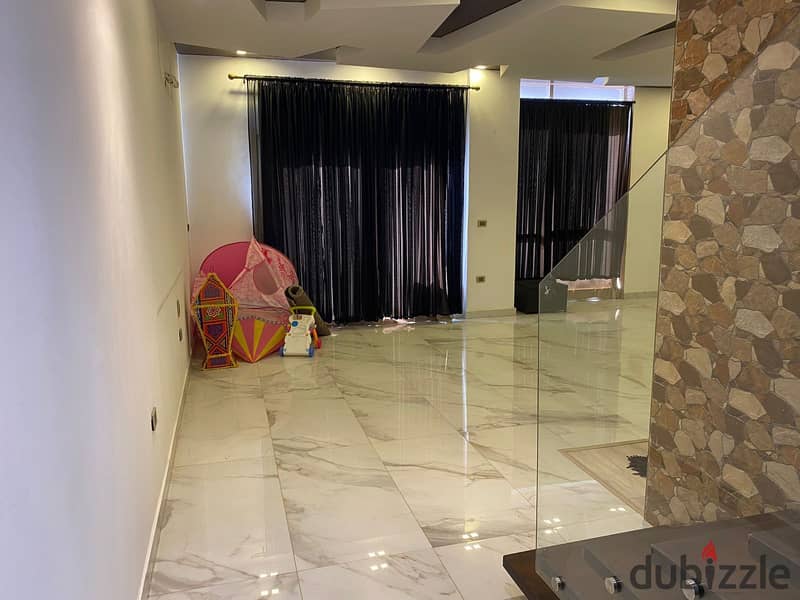 penthouse 350m with roof  and private pool semi furnished for rent at galleria moon valley compound new cairo 0