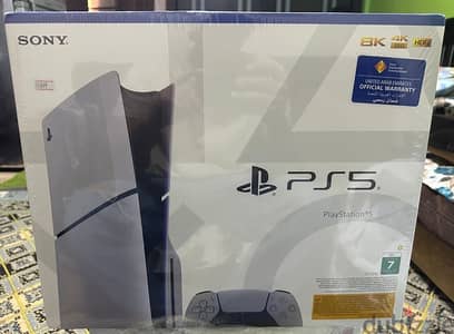 ps5 slim 1tera  new جديد متبرشم