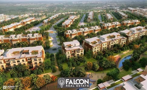 Receive and live now in Sarai Compound, New Cairo, Ready to move , with installments over 5 years, 2-bedroom apartment sarai New Cairo