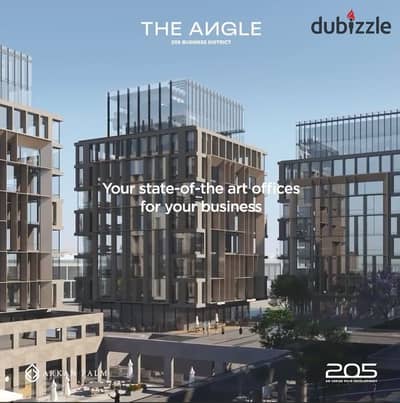 مكتب إدارى بمساحة 81 متر و بسعر رائع فى مشروع 205 من أركان بالم - دور ثامن فى مرحلة The Angle المميزة