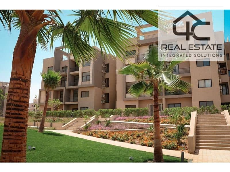 Apartment with Garden View Landscape ready to move for sale in Fifth Square Compound - Al Marasem 0