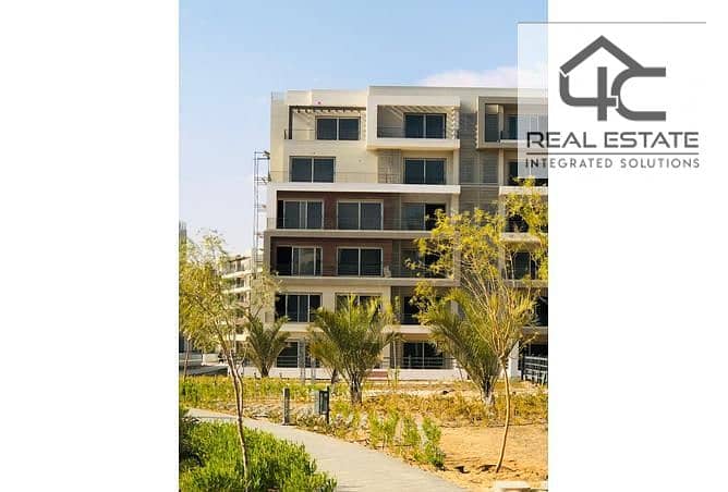 For sale, an apartment of 166 square meters, 3 rooms, in the best location inside Palm Hills, Fifth Settlement, with the lowest down payment and insta 0