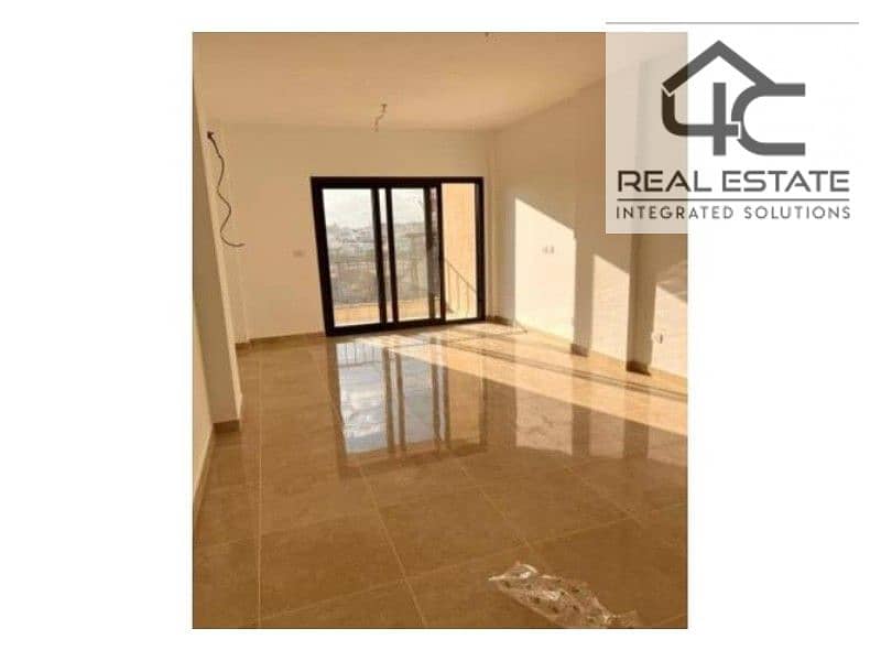 Apartment144m  A fully finished  view landscaped  ready to move at the lowest price in Al Marasem Compound 0