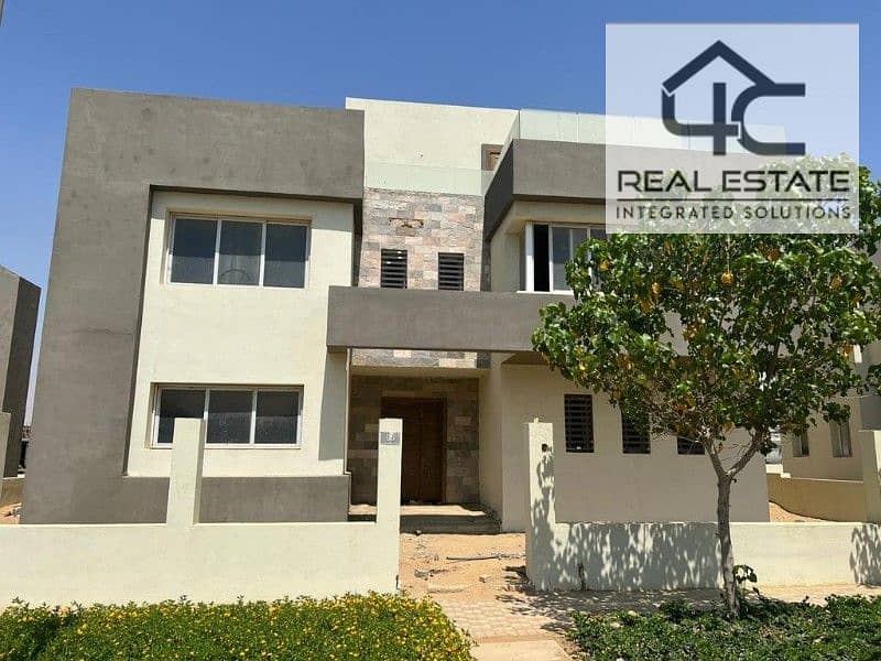 Modern villa for sale with a land area of 450m in view landscape, ready to move at the lowest price in Hyde Park, Fifth Settlement 0