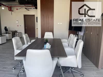 Office for rent, 96 sqm, fully finished, in Cairo Festival City, at less than the market price, with a very distinctive view