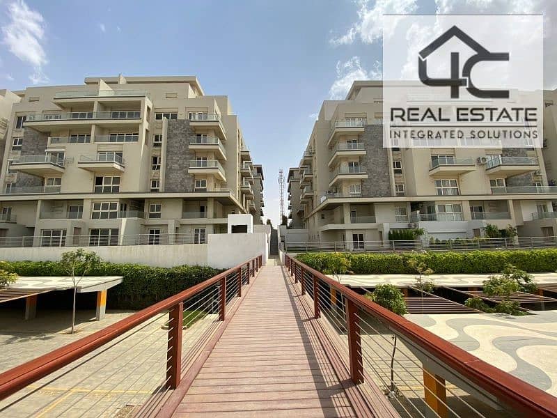 with the old price, own apartment of 150 m  on the largest view and landscape, in a prime location in the heart of New Cairo. 0