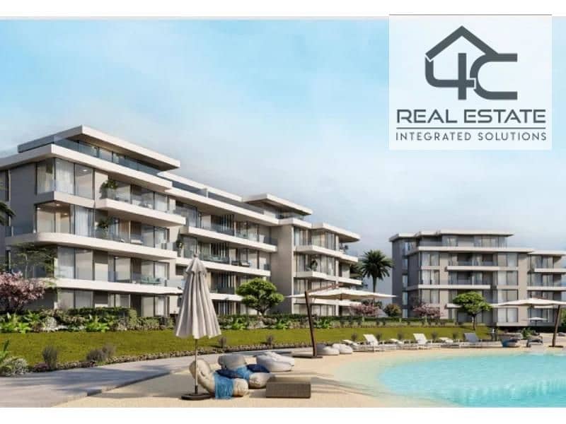 on lagoon directly beach chalet with garden down payment and installments 0