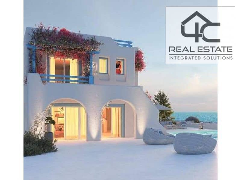 Chalet 85m for sale at the lowest down payment price and fully finished installments in Mountain View Ras Al Hikma norh coast compound 0