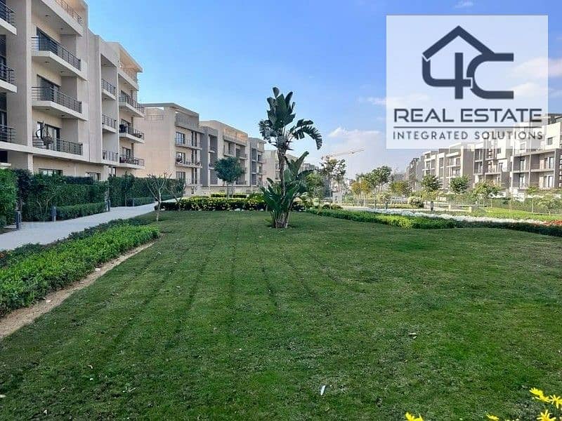 View Landscape apartment 205 m 3 bedrooms and fully finished with air conditioners with down payment and installments for sale in Fifth Square 0