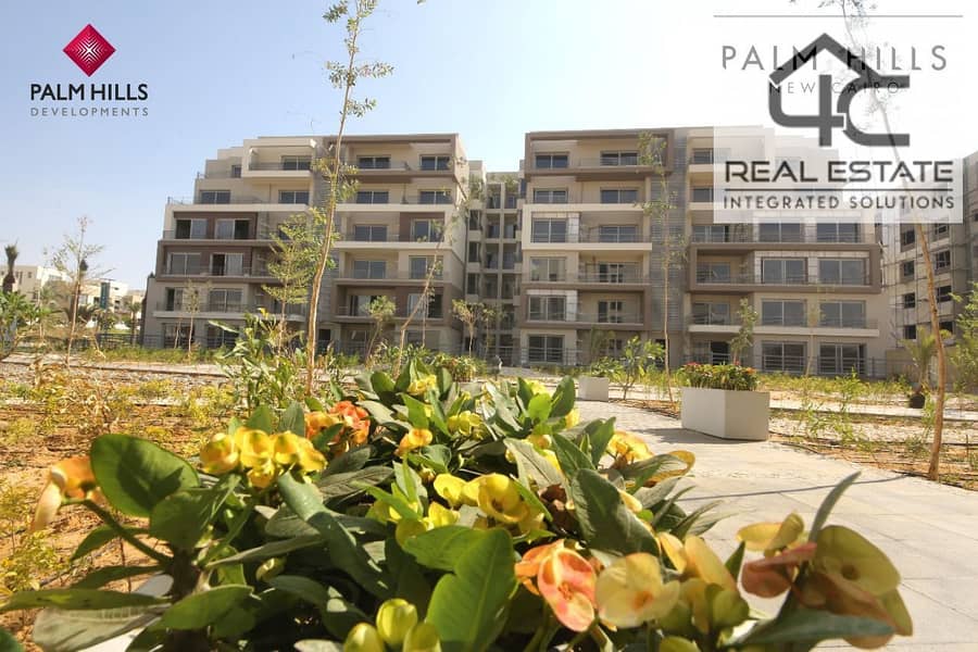 apartment for sale 183 m ready to move view land scape bahary at lowest price prime location  palm hills new cairo 0