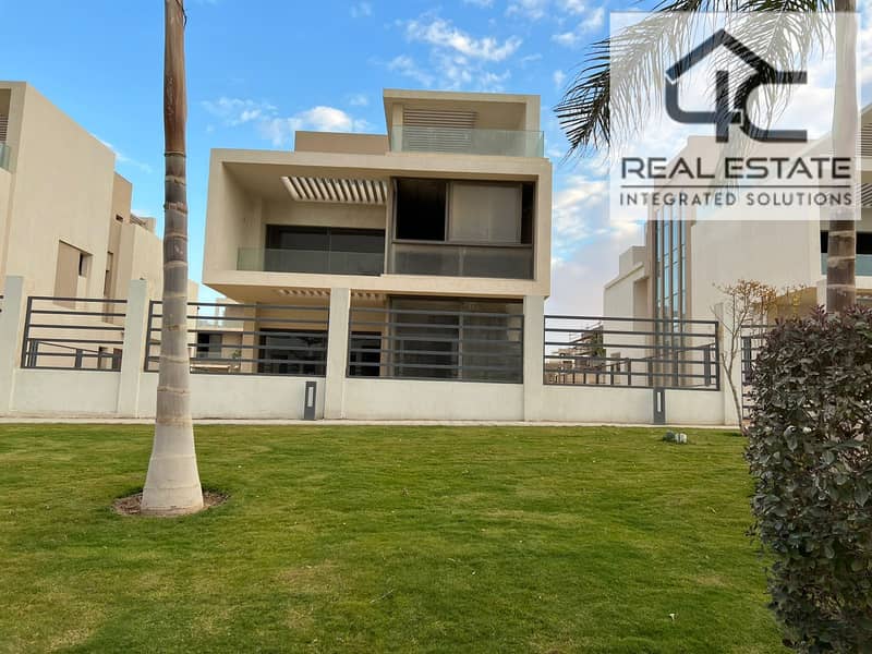 Twin house 350m for sale,very prime location, With Down payment and installments, Ready to move in Almarasem Compound 0