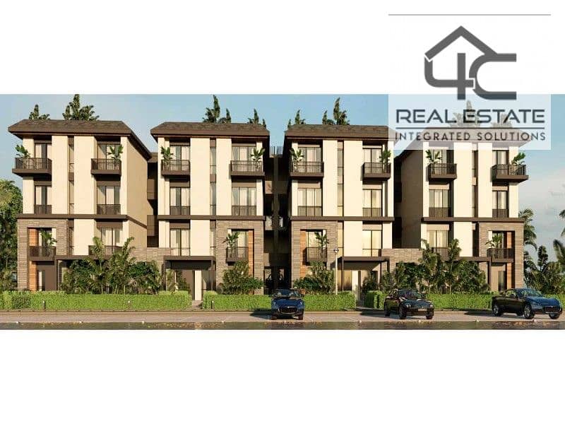 Duplex 310 m ready to move bahry prime location with the lowest down payment and total in the market in Tilal East Compound 0