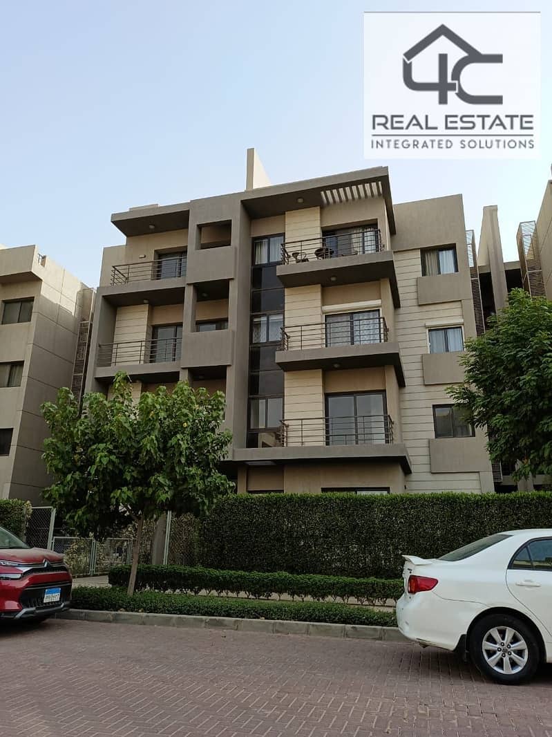 Ready to move Apartment with garden 145 m 3 bedrooms view land scape Fully finished with ac for sale in Fifth Square 0