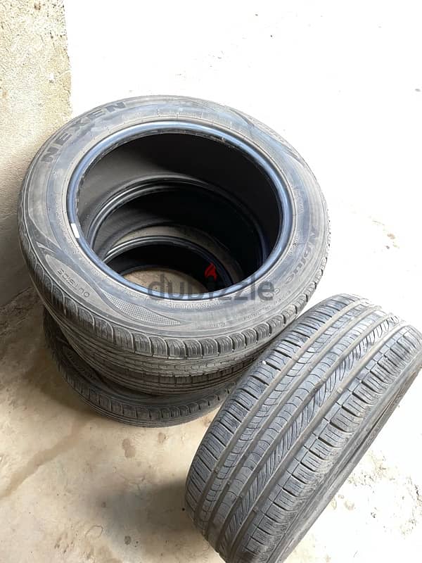 4 فرد كاوتش Nexen كوري مستعمل مقاس 205/55R16 ٢٠٢١ 8