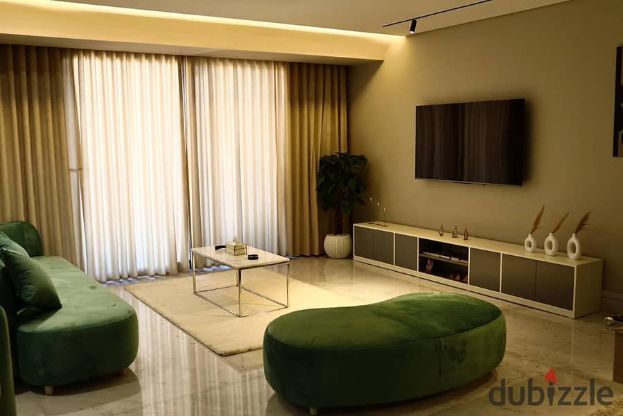 Luxurious spacious furnished apartment in # Silver Palm # compound  beside Waterway New Cairo 0