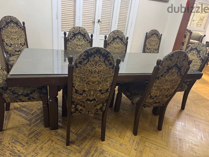 full beech wood dining room غرفة سفرو ارو ماسيڤ 2